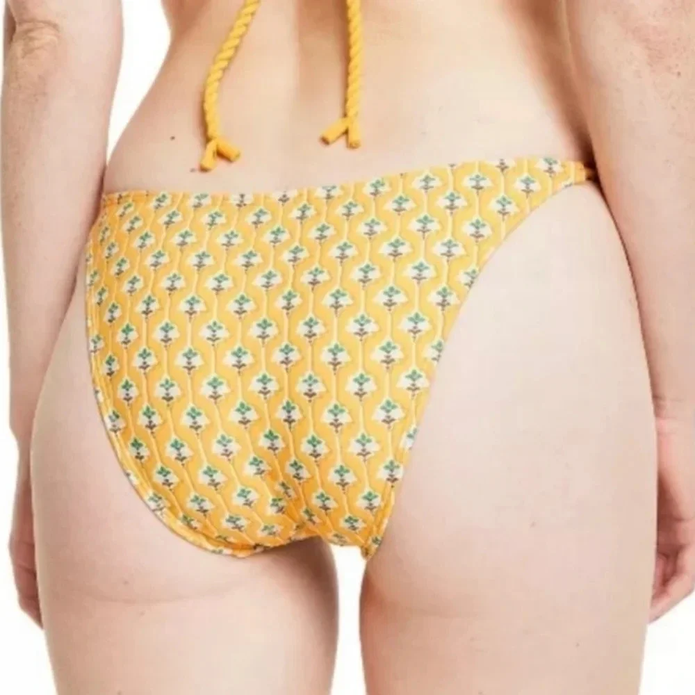 NWT Rhode x Target Women's Dainty Lotus Print Bikini Bottoms S 4-6